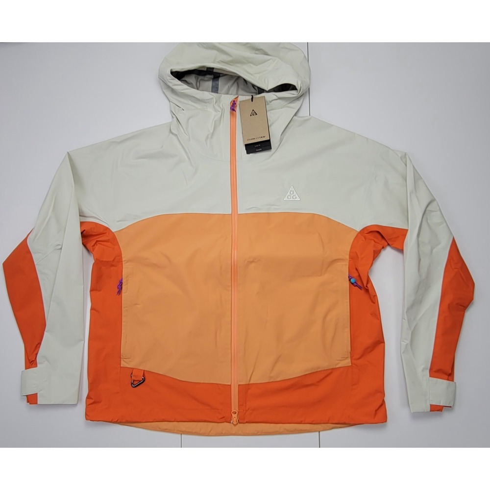 Nike Women's Size M ACG Morpho Storm-Fit ADV Rain Jacket White HJ0246-110 New